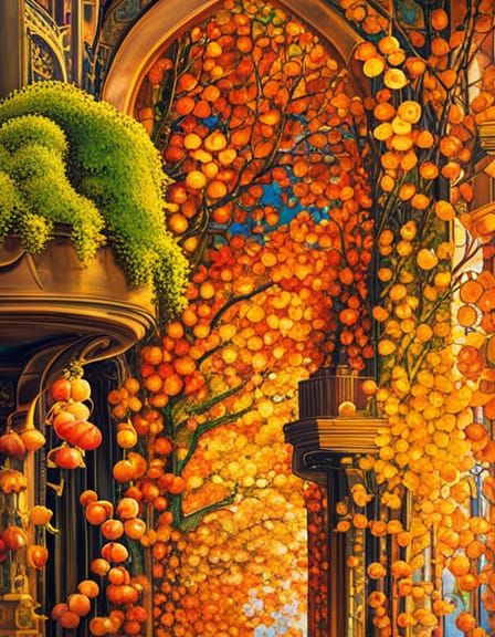 AI-Generated Tapestry Art