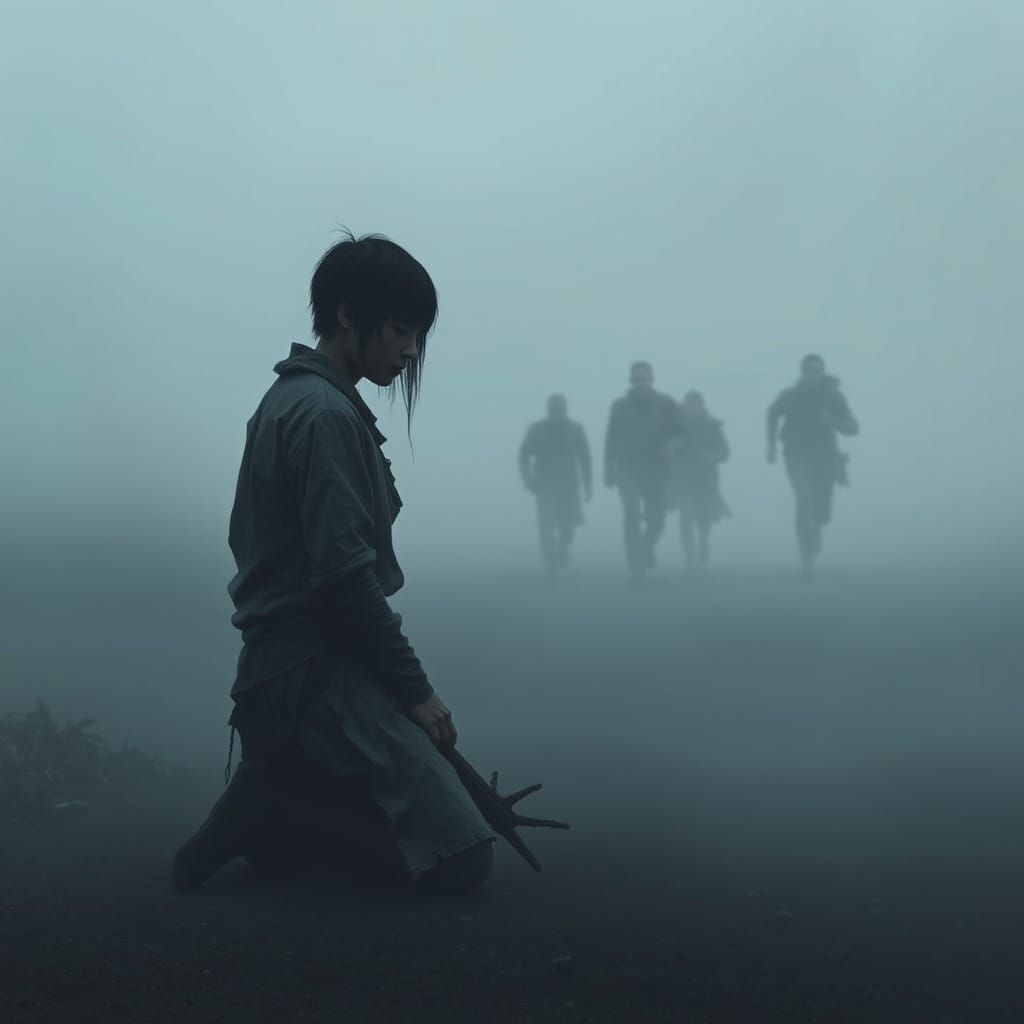 Ethereal Despair in a Foggy Expanse