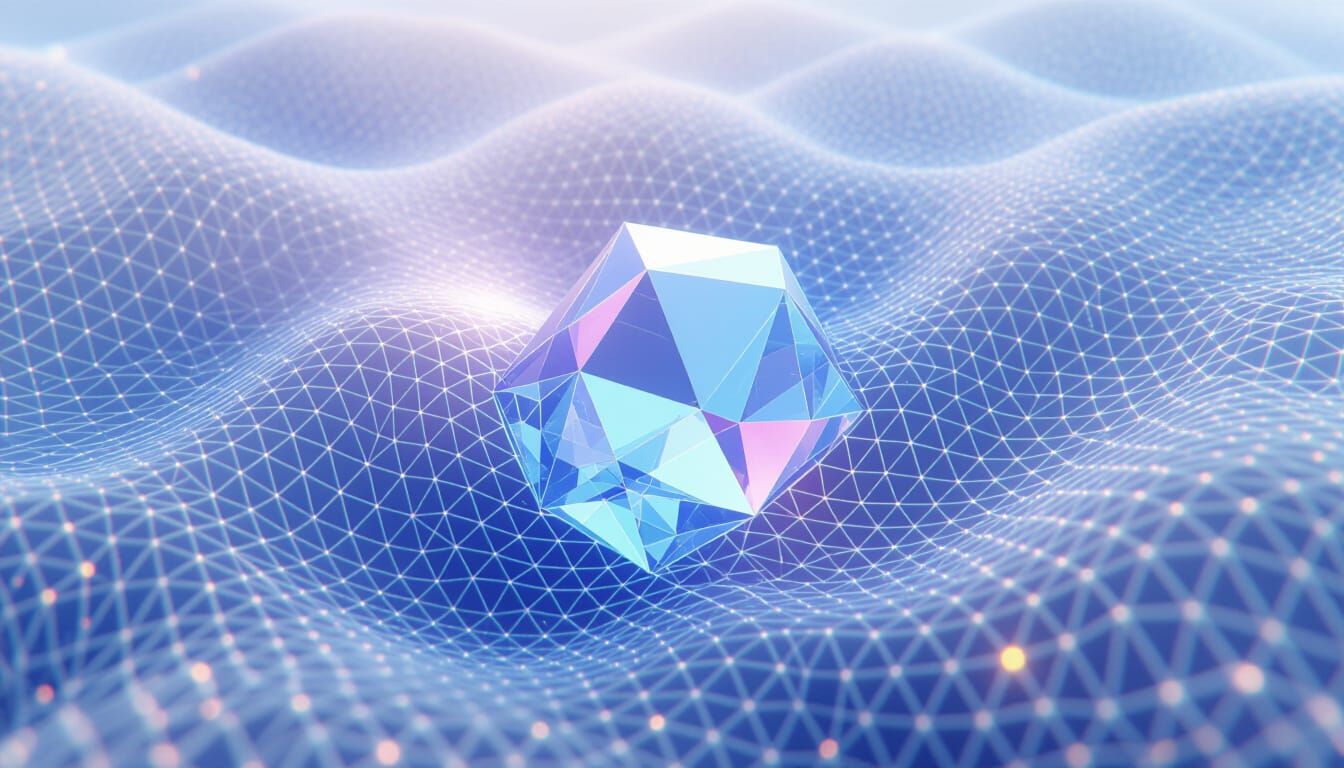 Hyper Refractional Reflection Mesh of Organic Crystals