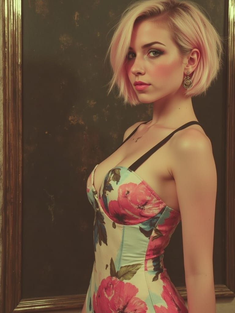 AI Generated Portrait in CUD Flux Style