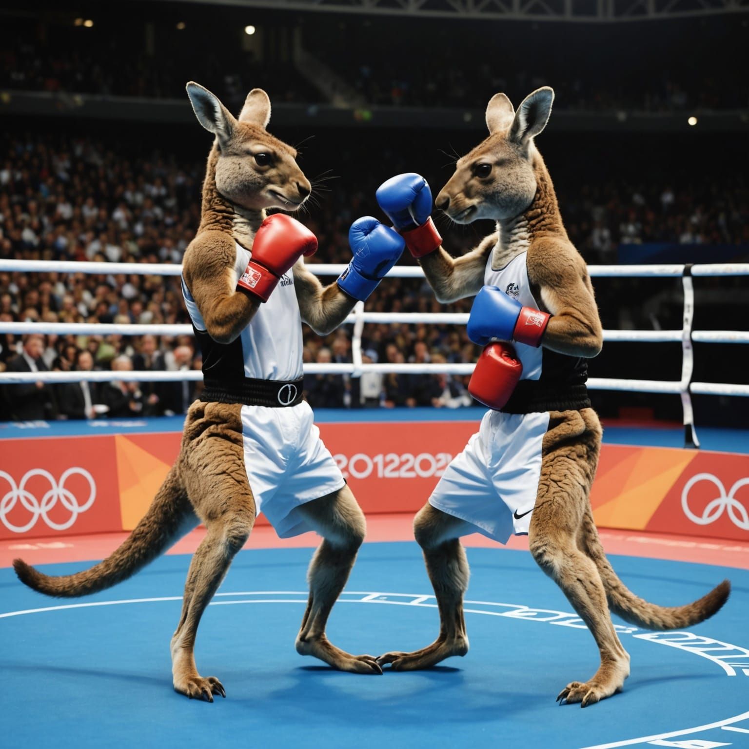 Kangaroos Boxing at the Paris 2024 Olympics