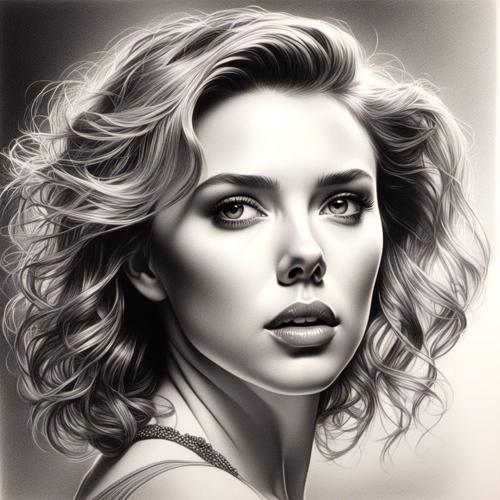 Natasha Romanoff Portrait in Dutch Masters Style