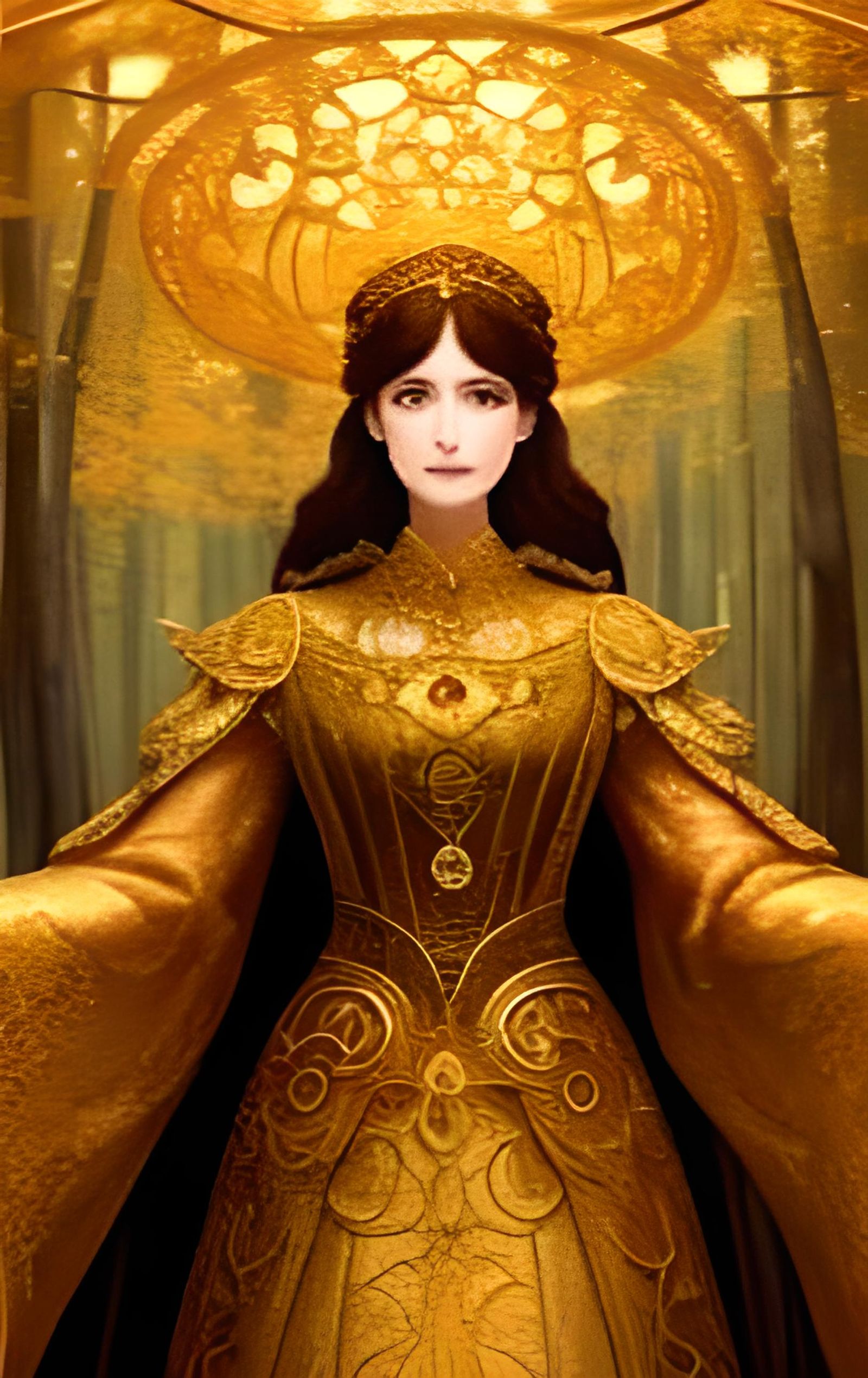 Forest in the Style of Gustav Klimt