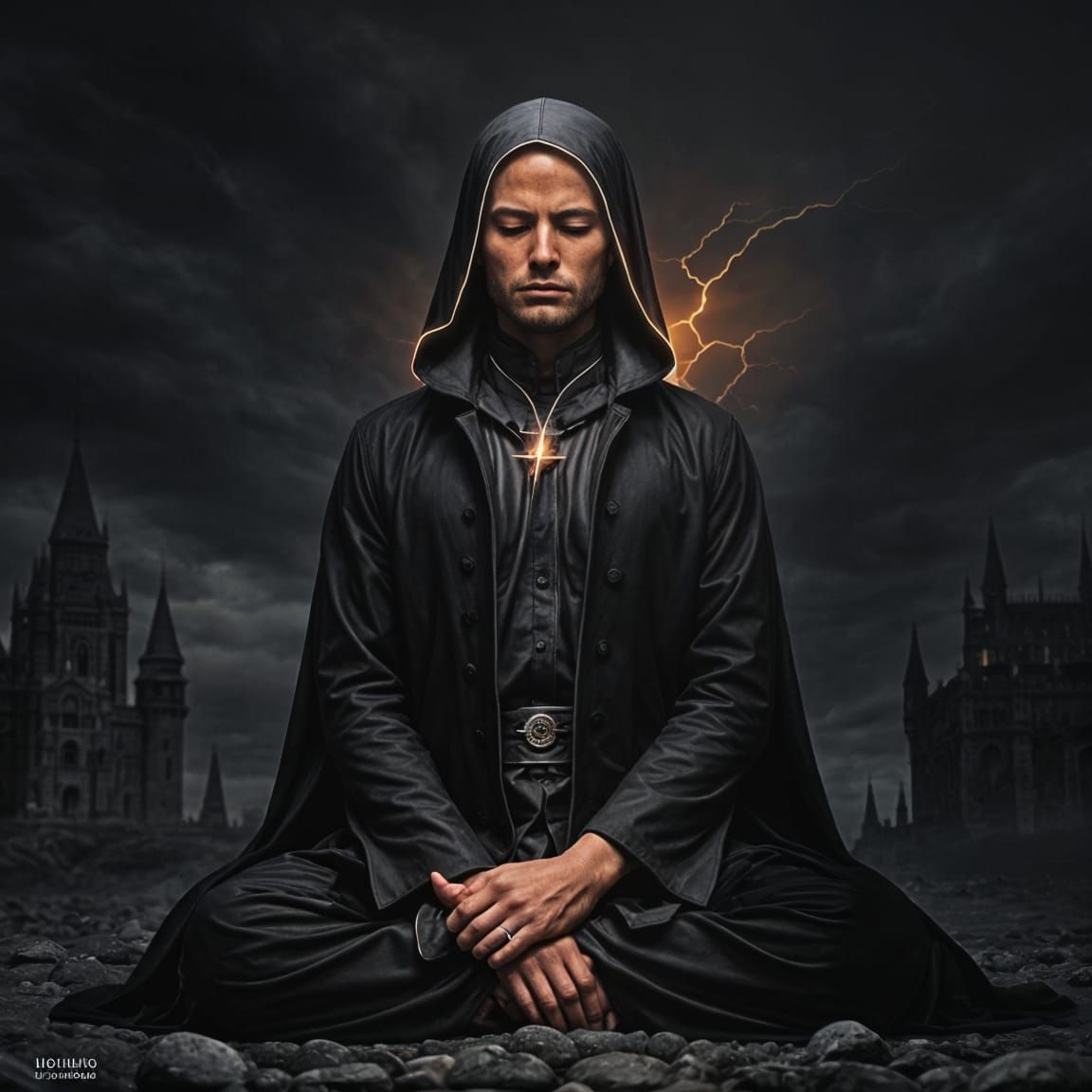 Meditative Battle in a Dark Castle