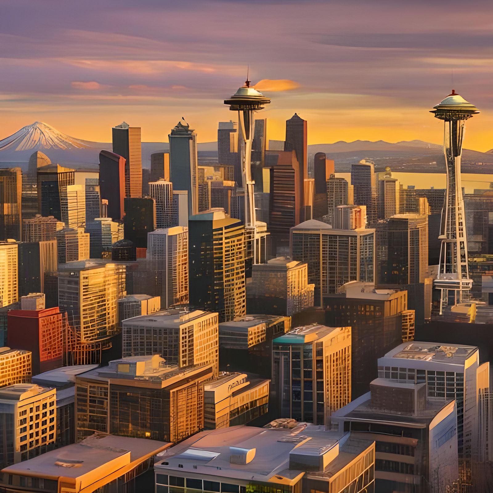 Seattle Image Generated By AI