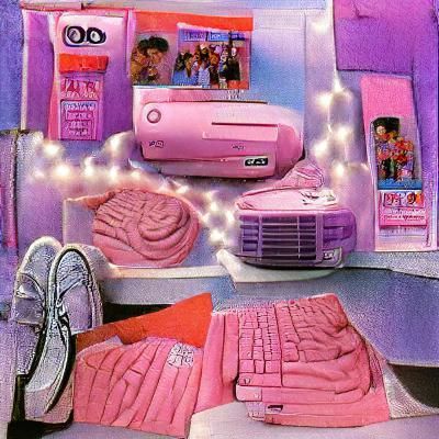 Pink 90s Teen Dream Aesthetic