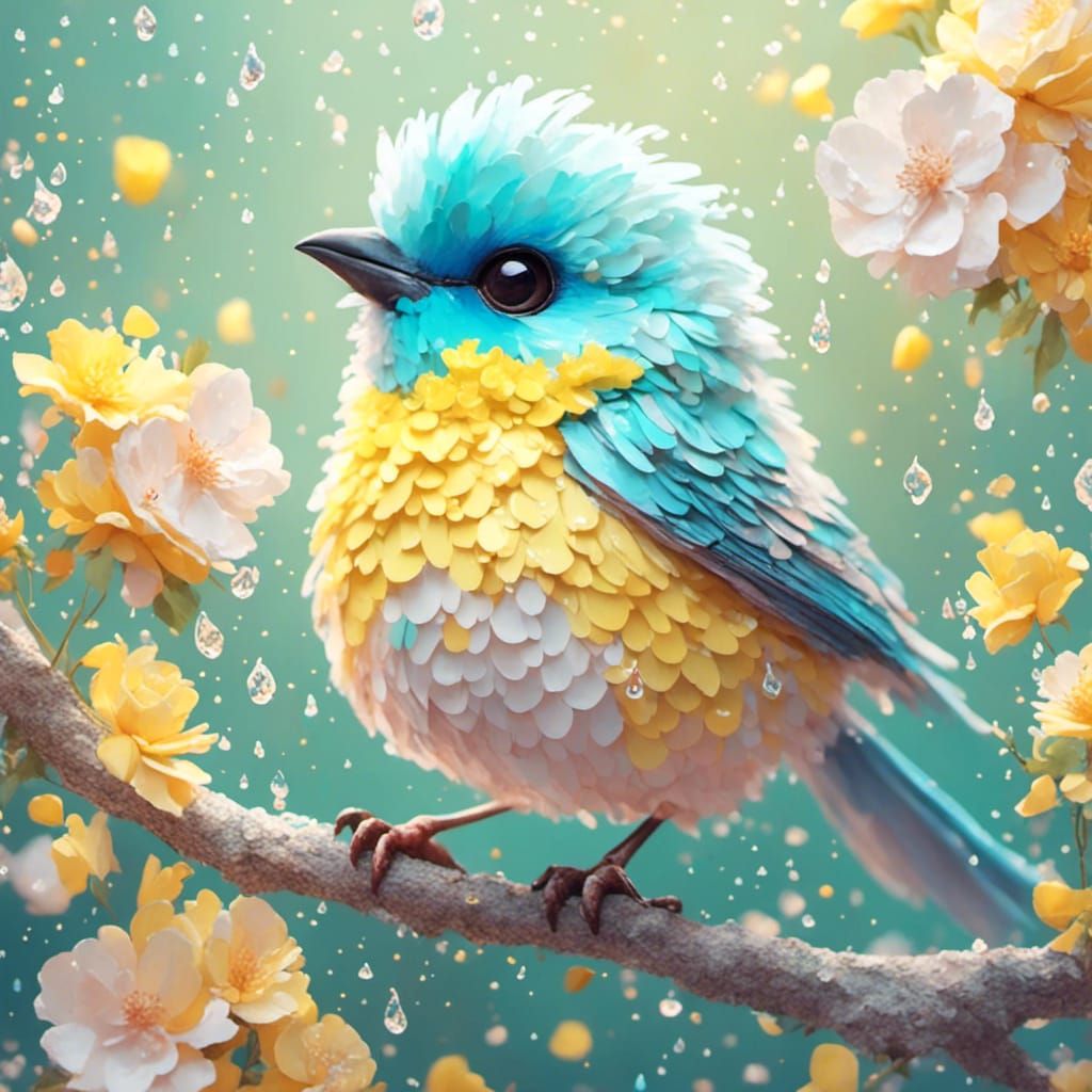 Cute Pastel Bird