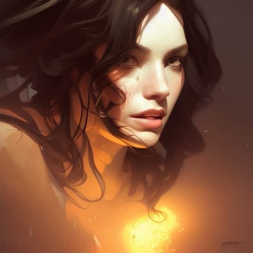 Twelve Women Fighting Over the King: Artstation Portrait