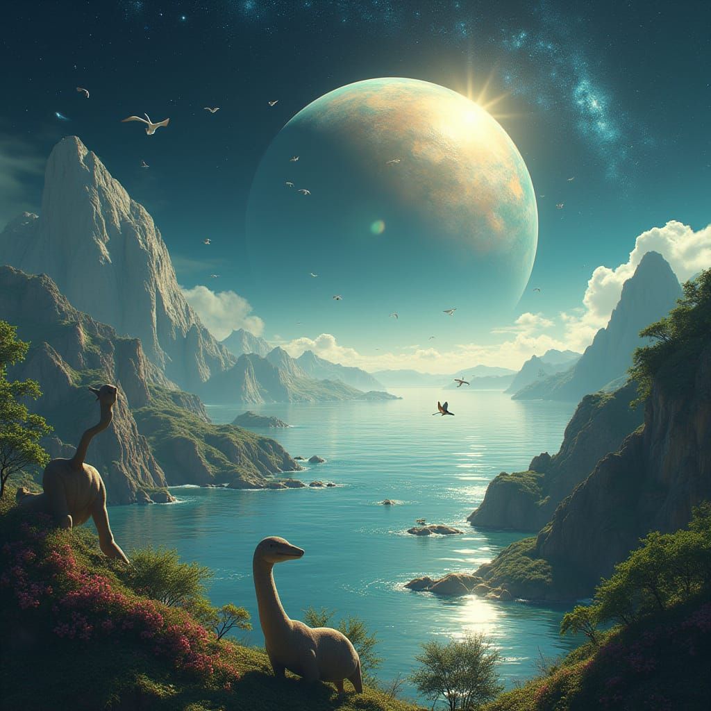 Epic 3D Animation of God Creating the Universe