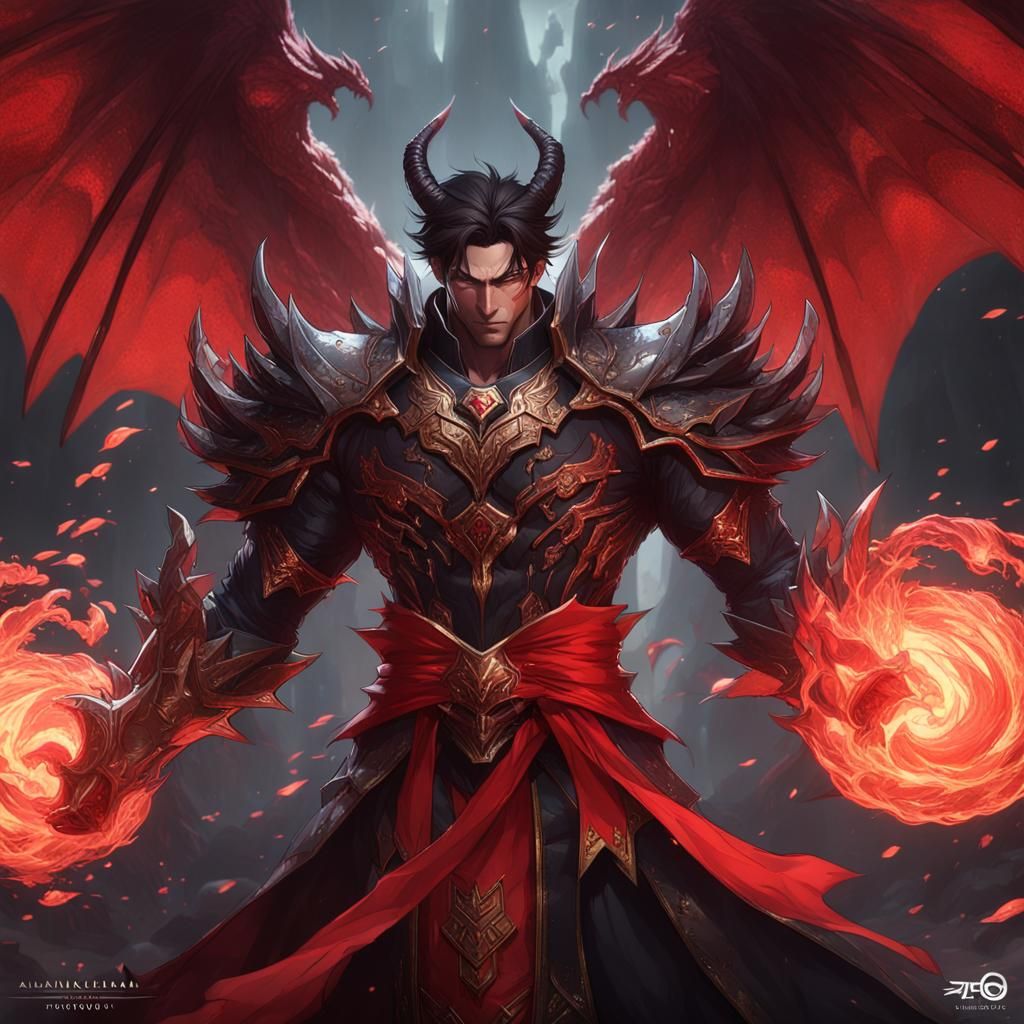 Devil Jin in Devil Form Concept Art