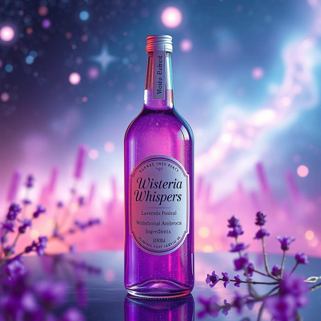 Wisteria Whispers Ambrosia in Cosmic Astral Setting
