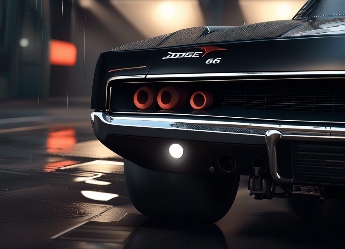 Dodge Charger SR-71 Livery in Dystopian Graffiti Style