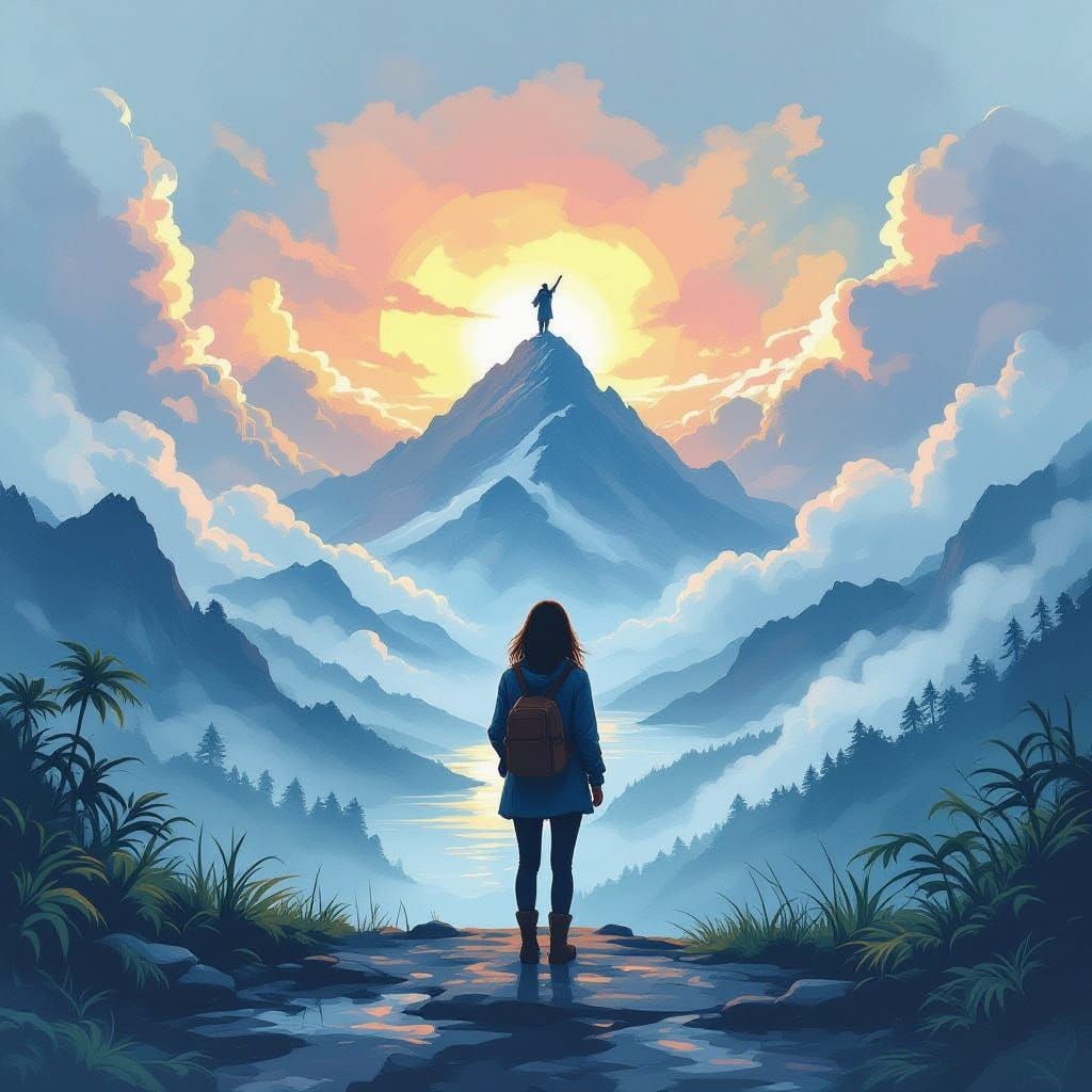 Hope in Turbulent Times Watercolor Logo for The Omar Grief S...