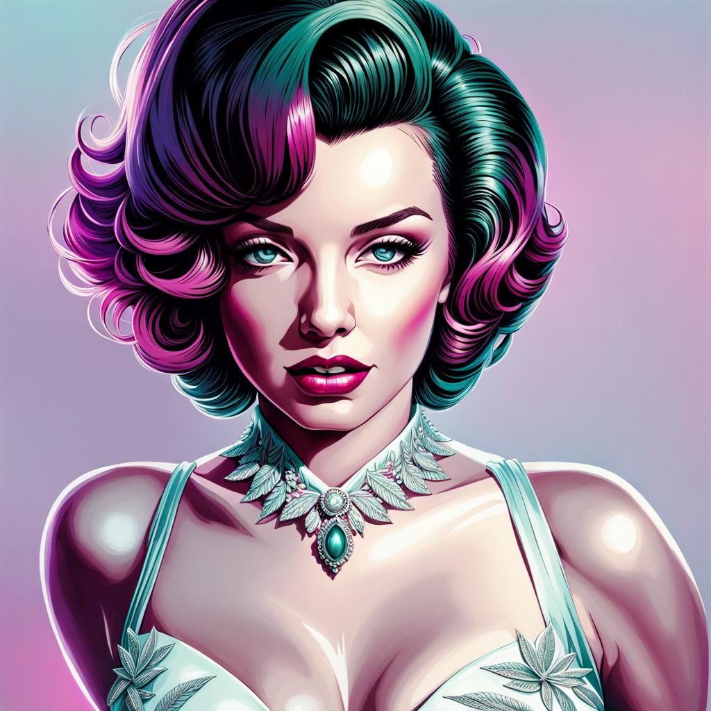 Similar to Marilyn at a young age   /002