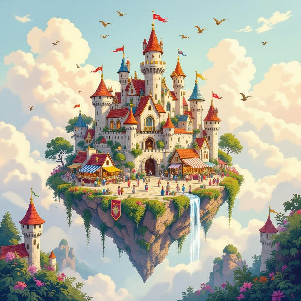 Whimsical Micronation on Floating Island