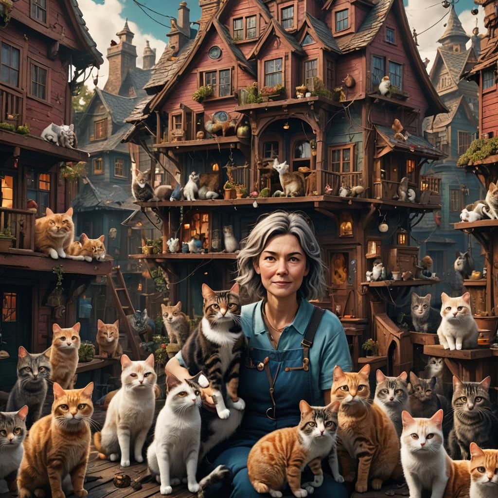 Overrun: A Cat Lover's Fantasy Home