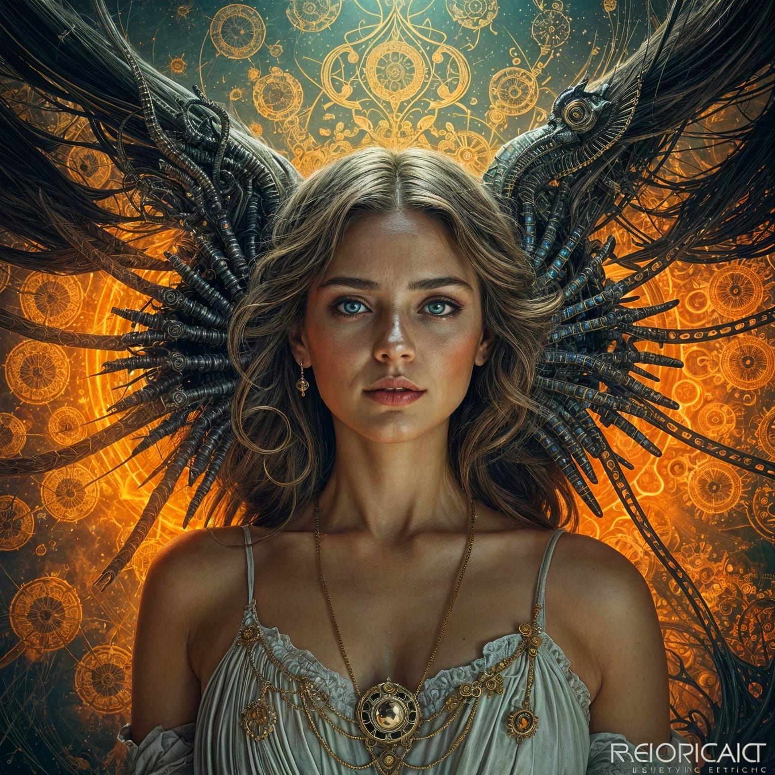 Angel Boss Steps Into Infinity Matte Painting