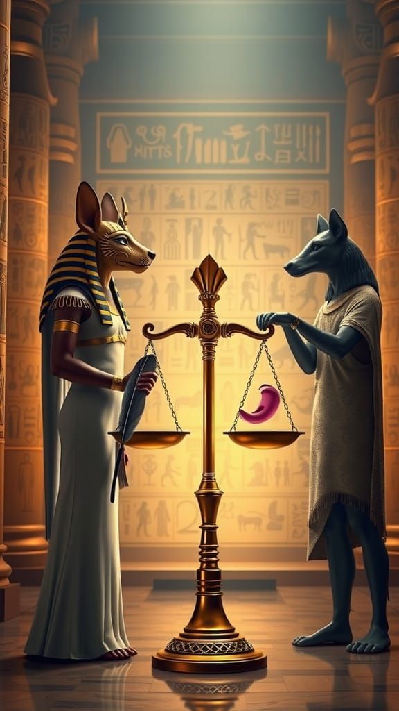 Ma'at's Judgment: Weighing Truth in Ancient Egypt