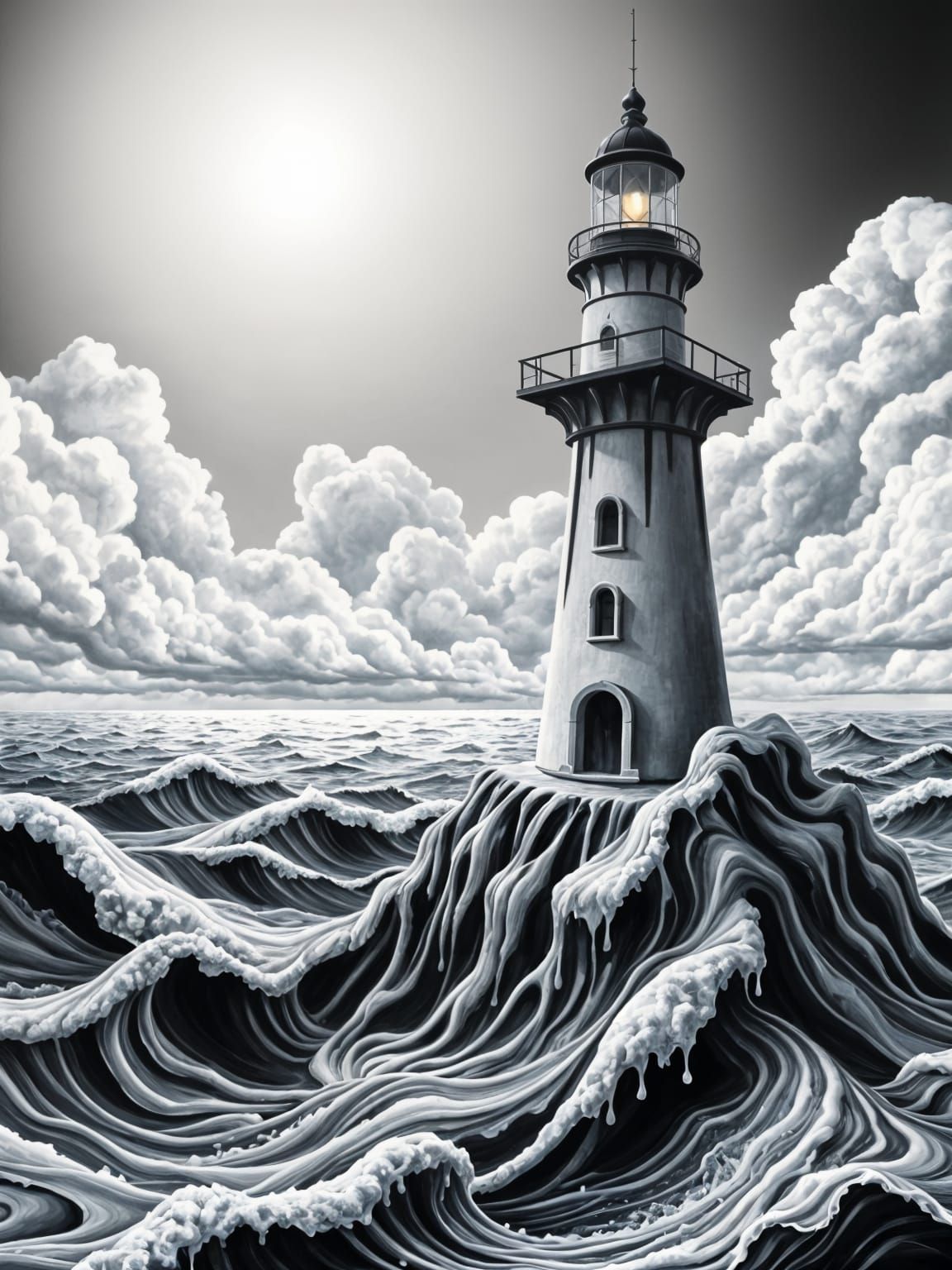 Lighthouse Meets Waves