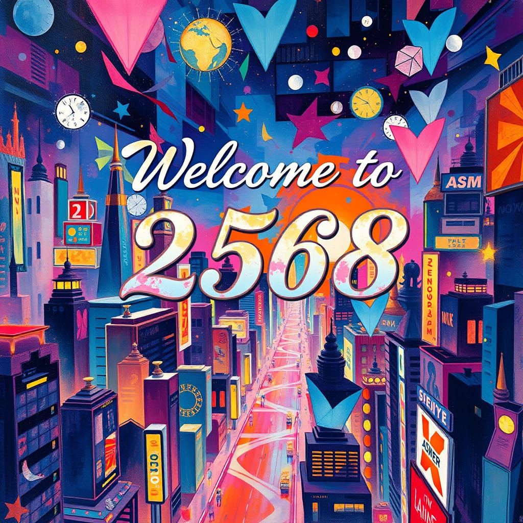 Celebrate Futuristic New Year's Eve in a Kaleidoscope of Col...