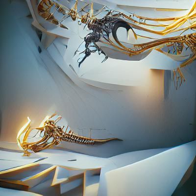 Dragon Skeleton Museum Concept Art