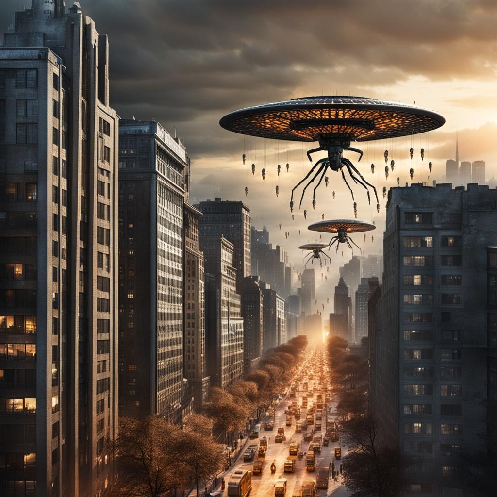 Insectoid AI Invasion During Nuclear Apocalypse