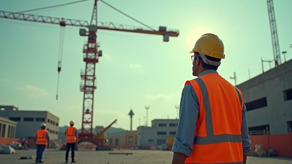 Workplace Safety Inspection in a Construction Site