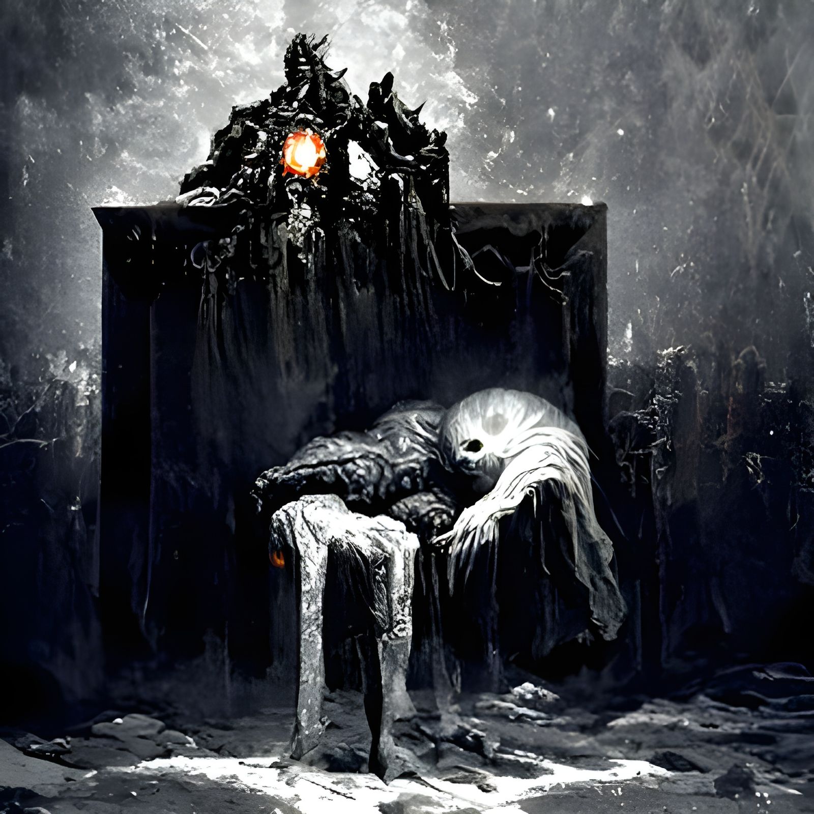 Empty Throne: Gothic Horror of Time and Void