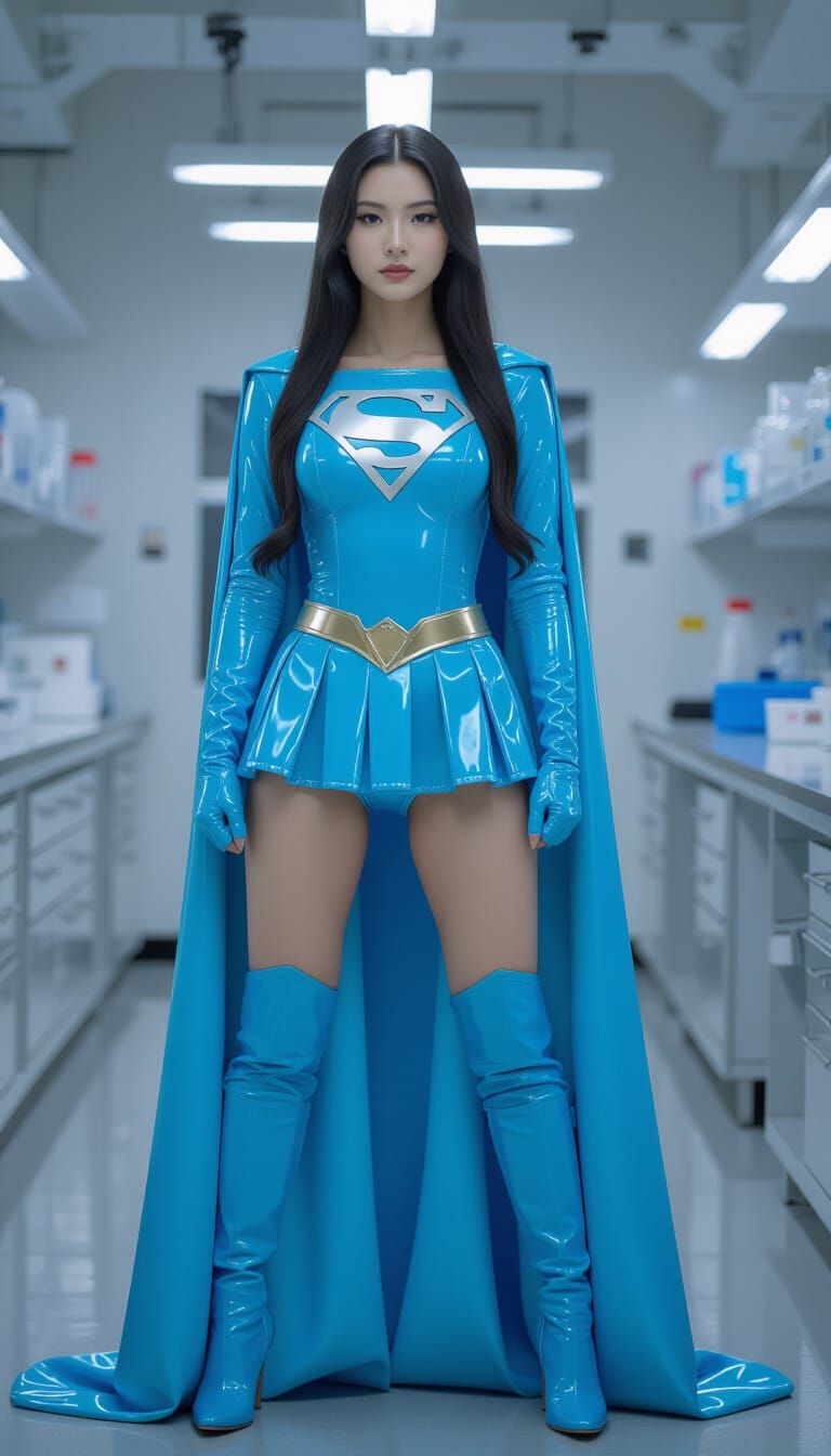 Superwoman Lan Xing Realistic Cinematic Portrait