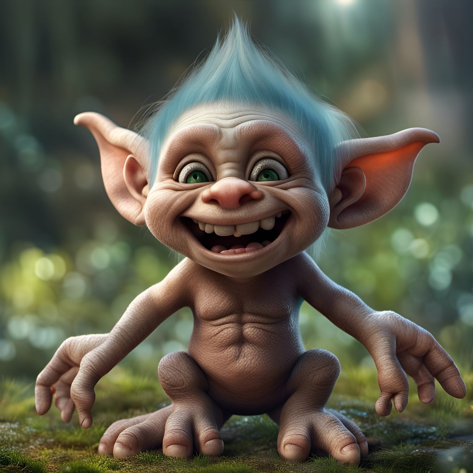 Adorable Baby Troll in High Resolution