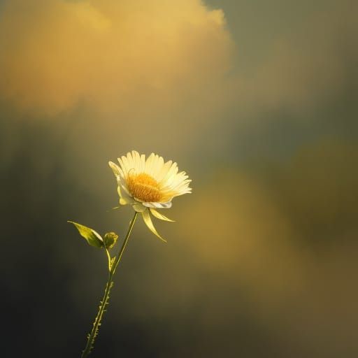 Sunlight on Delphiniums Impressionist Painting