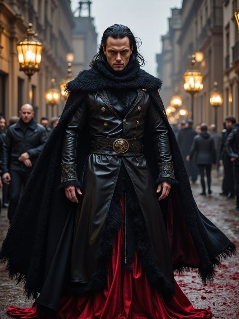 Dark Occult King in Horror Style