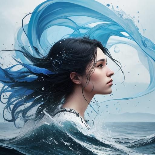 Hyperrealistic Portrait of a Musician in Splash Art Style