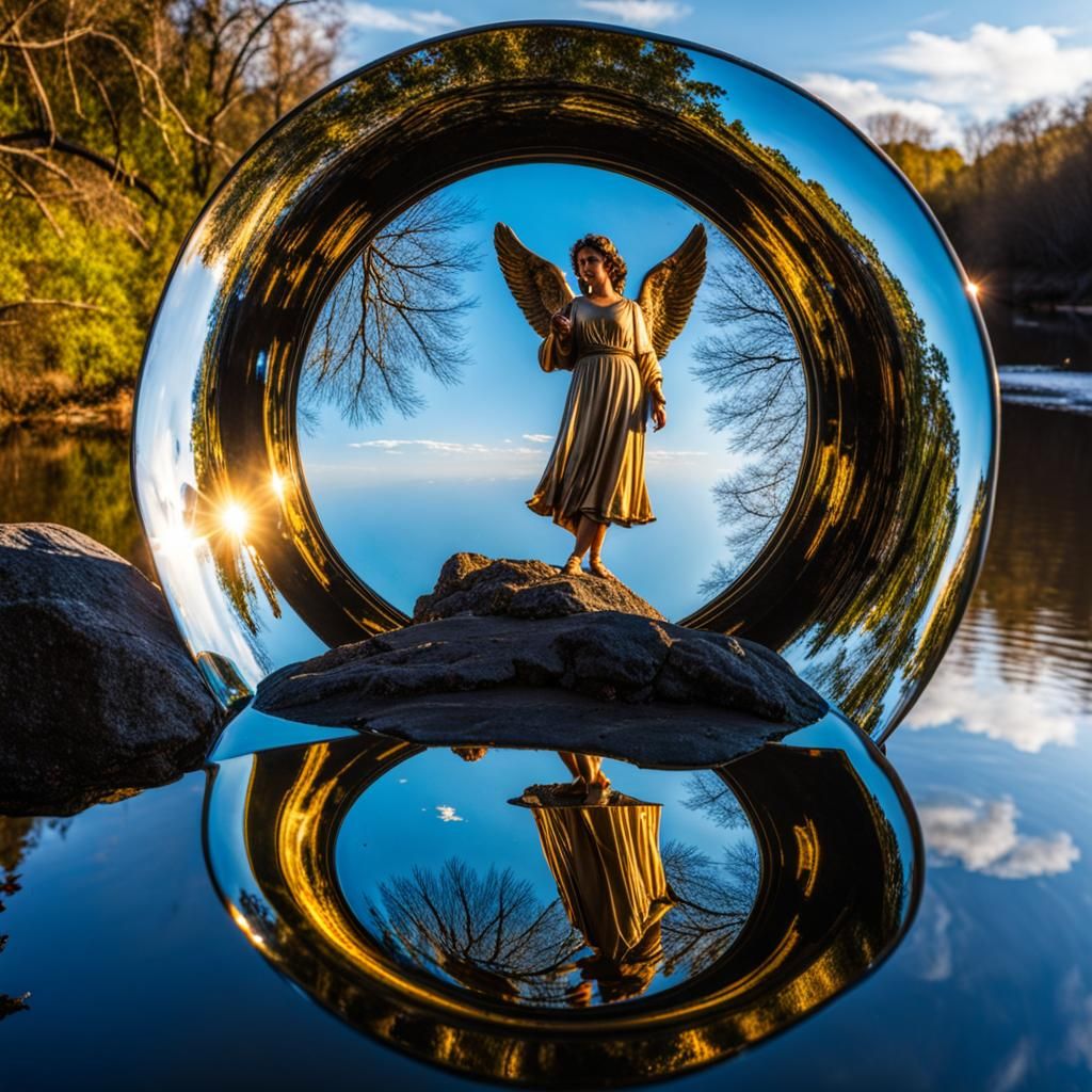 Angelic Reflection in River Plate