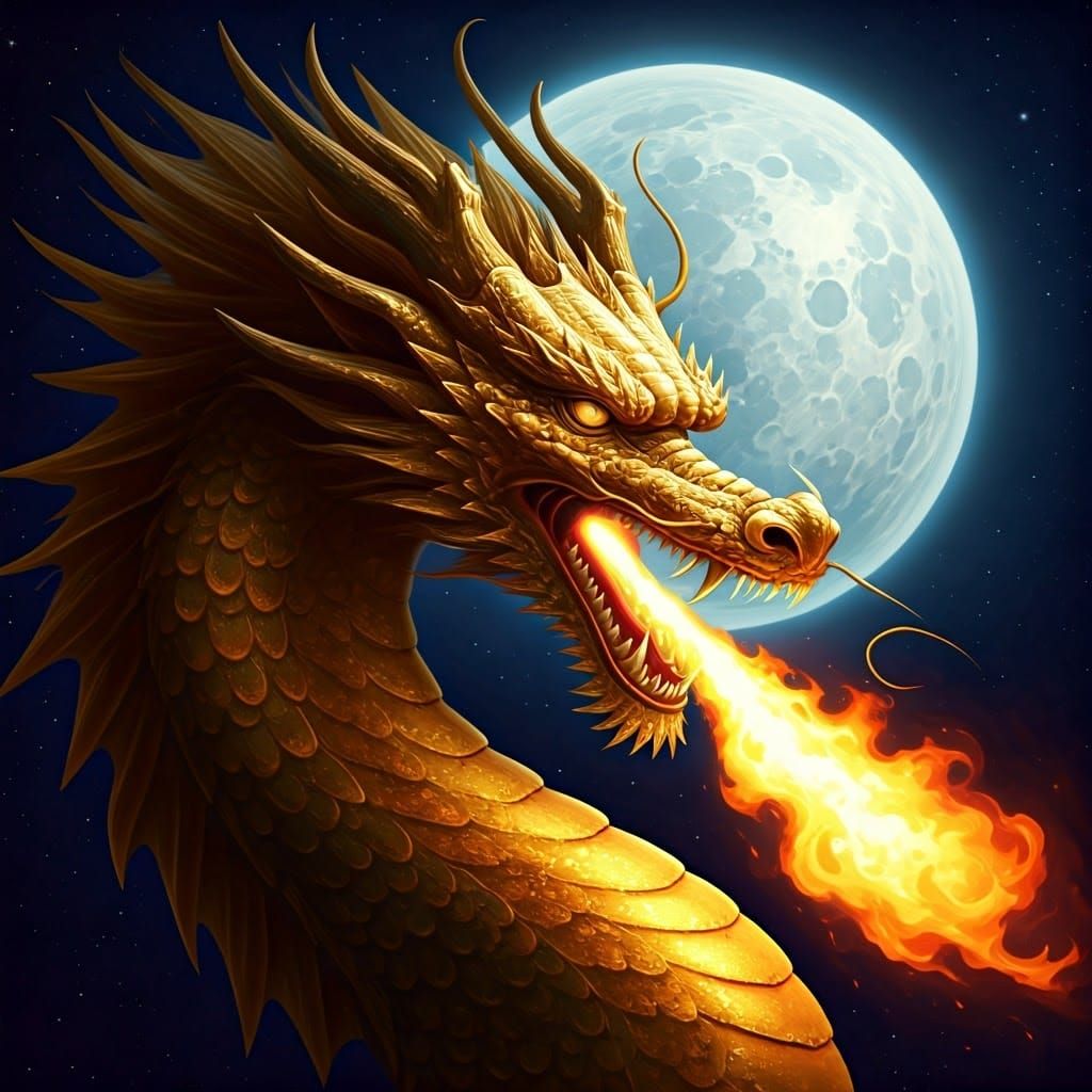 Golden Dragon soars amidst Celestial Splendor