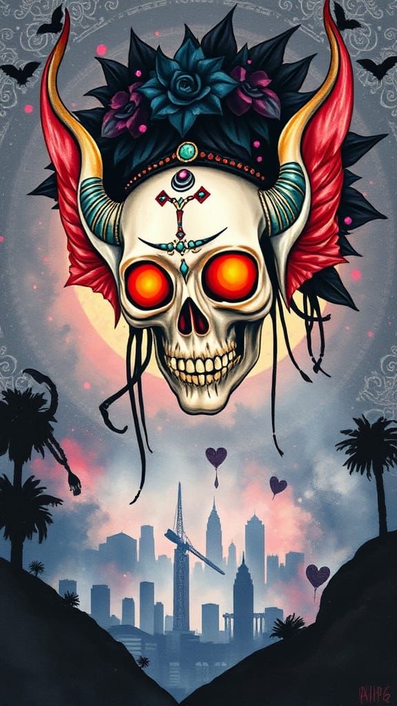 Luminous Kachina Drow Elf in Pastel Watercolor Style