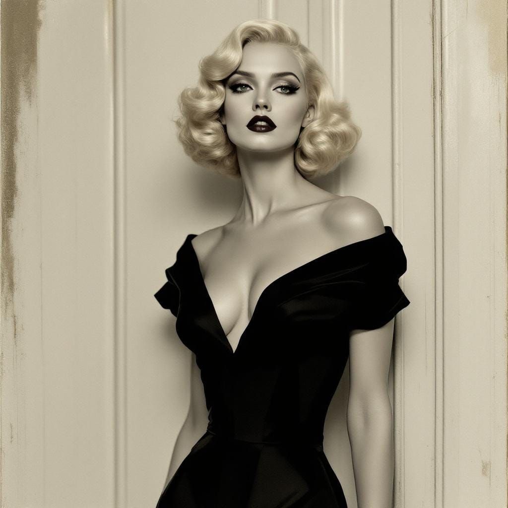 1920s Pin-Up in Art Deco Style of Enoch Bolles