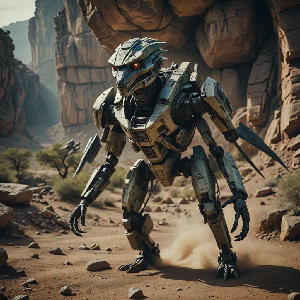 Cinematic Rodian-Devaronian Hybrid Portrait