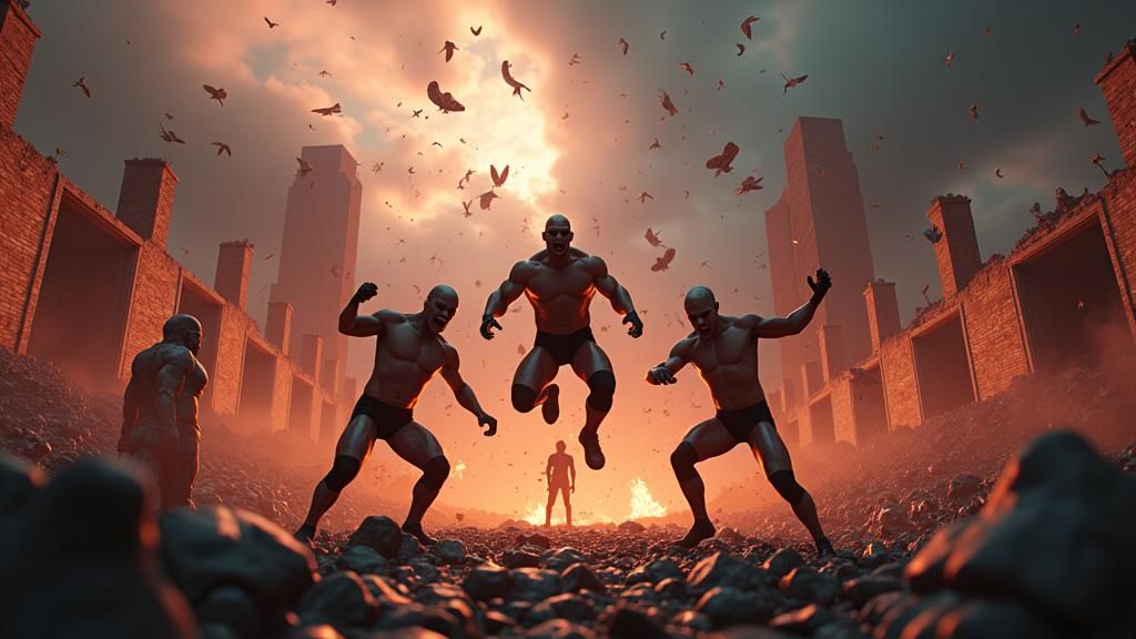 Epic 3D Game Crossover: WWE, Dead Space, Doki Doki