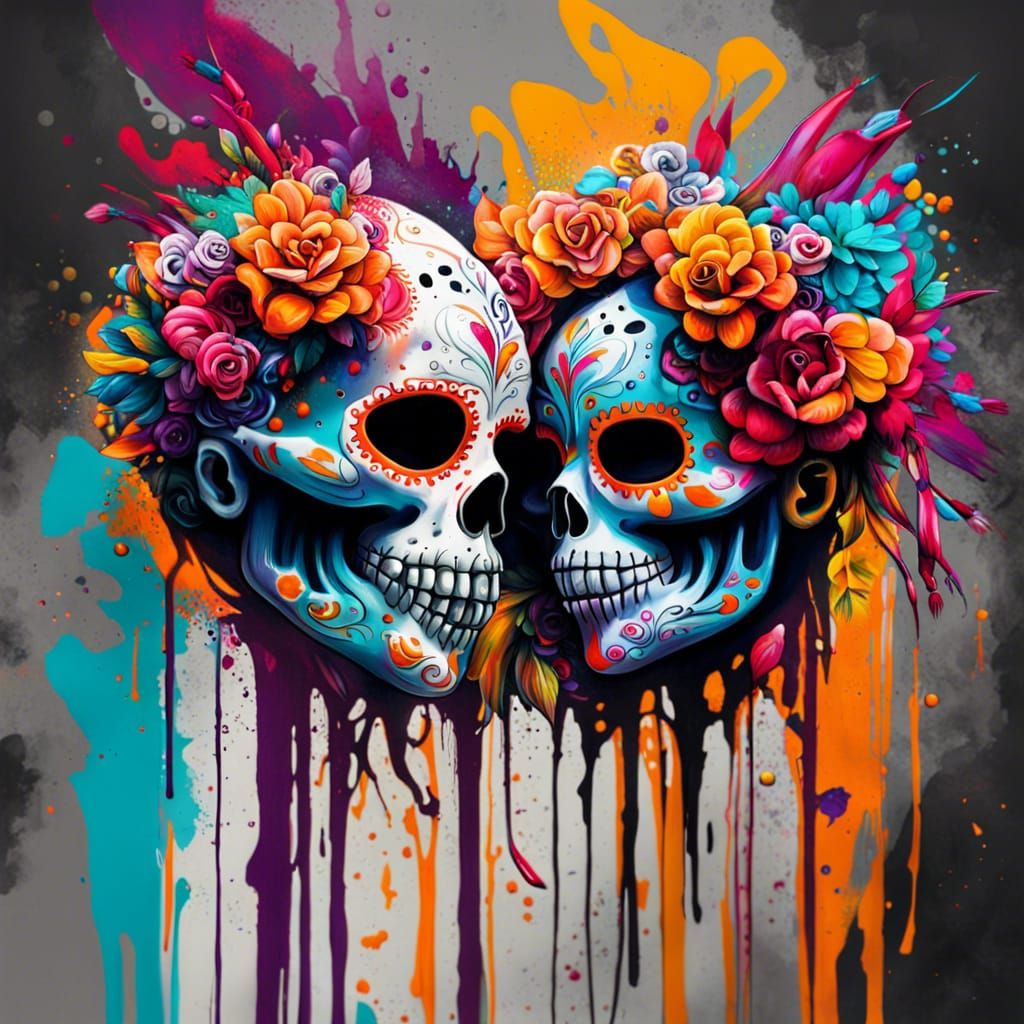 Día de los Muertos: Colorful Souls Reunite in Graffiti Art