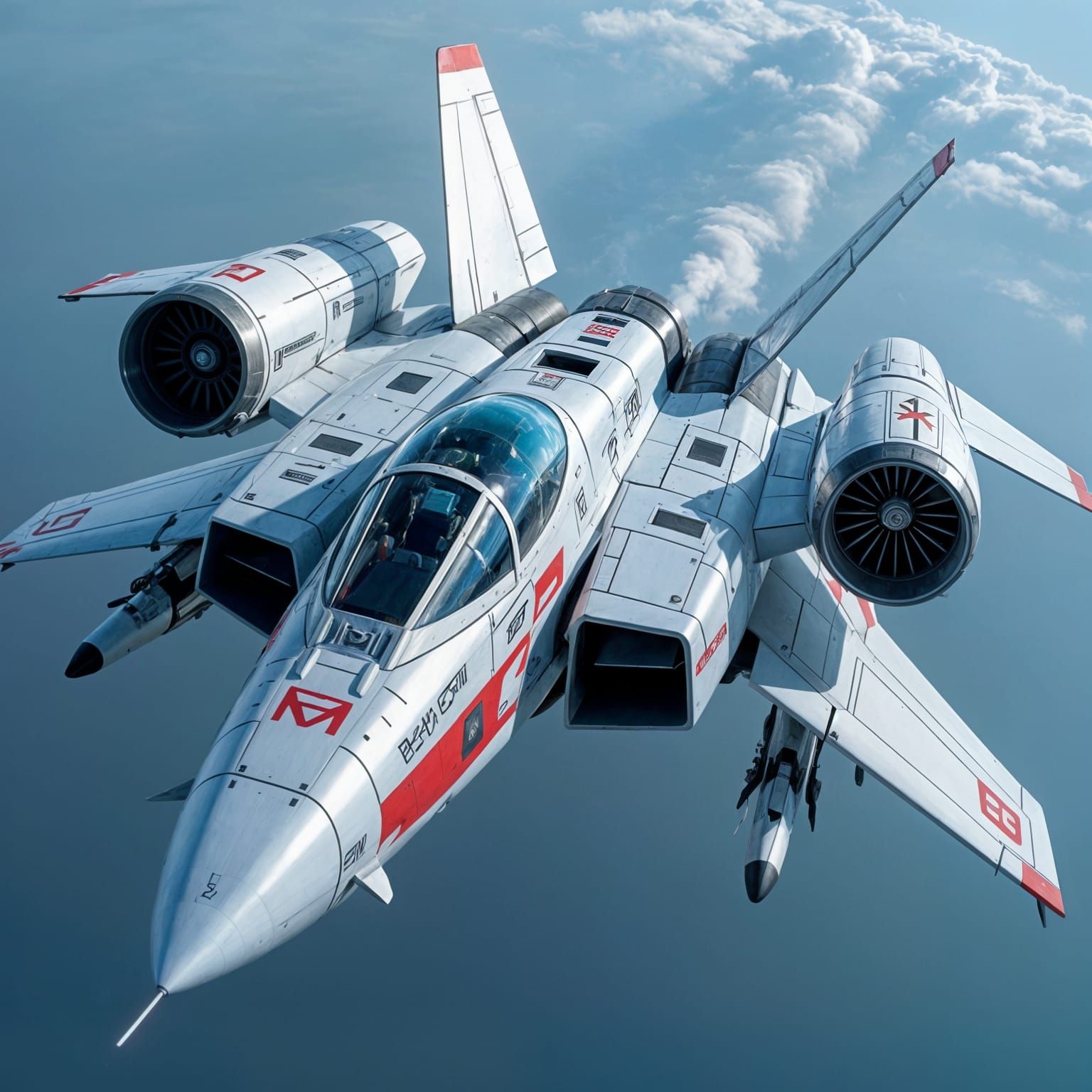 Robotech VF-1S Valkyrie Gerwalk Mode in Studio Photography