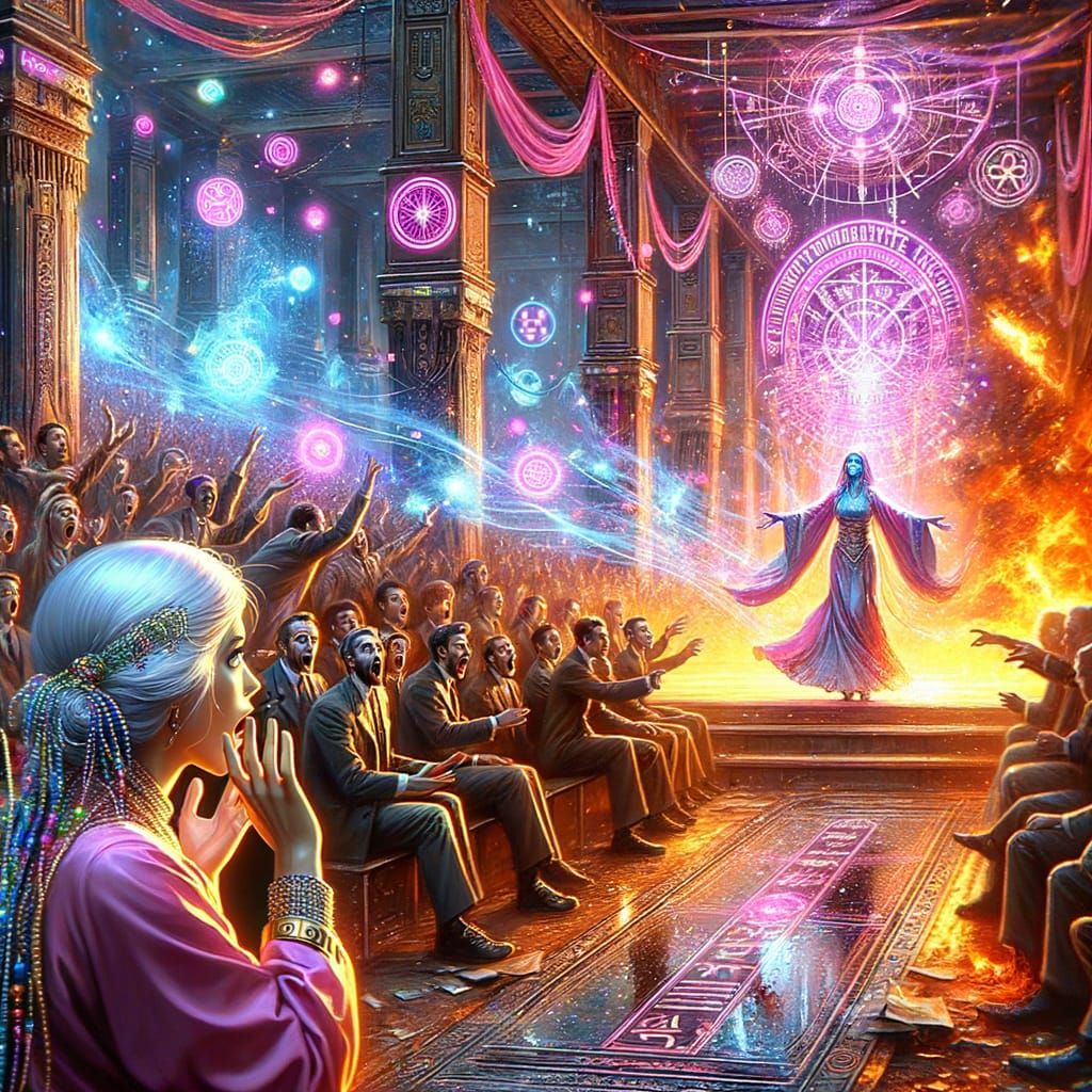 Time Travel Tour Guide in a Vivid Digital Style