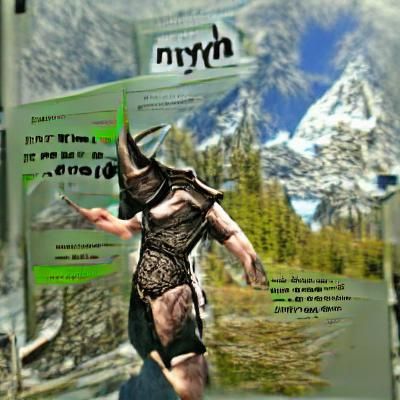 Bob Ross Style Mountain Lake Landscape