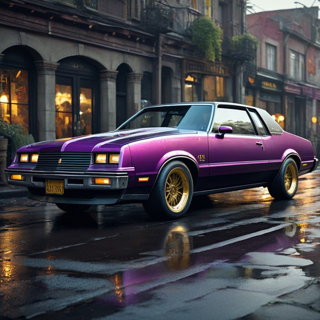 Cyberpunk-Style 1988 Cutlass Supreme Hot Rod