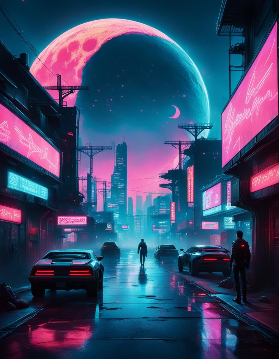 Transparent Moon Unveils Cyberpunk Mysteries