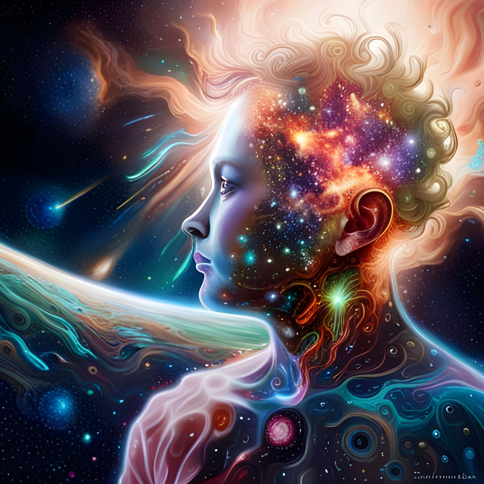 Cosmic Explosion: Stars and Nebula Fine Art