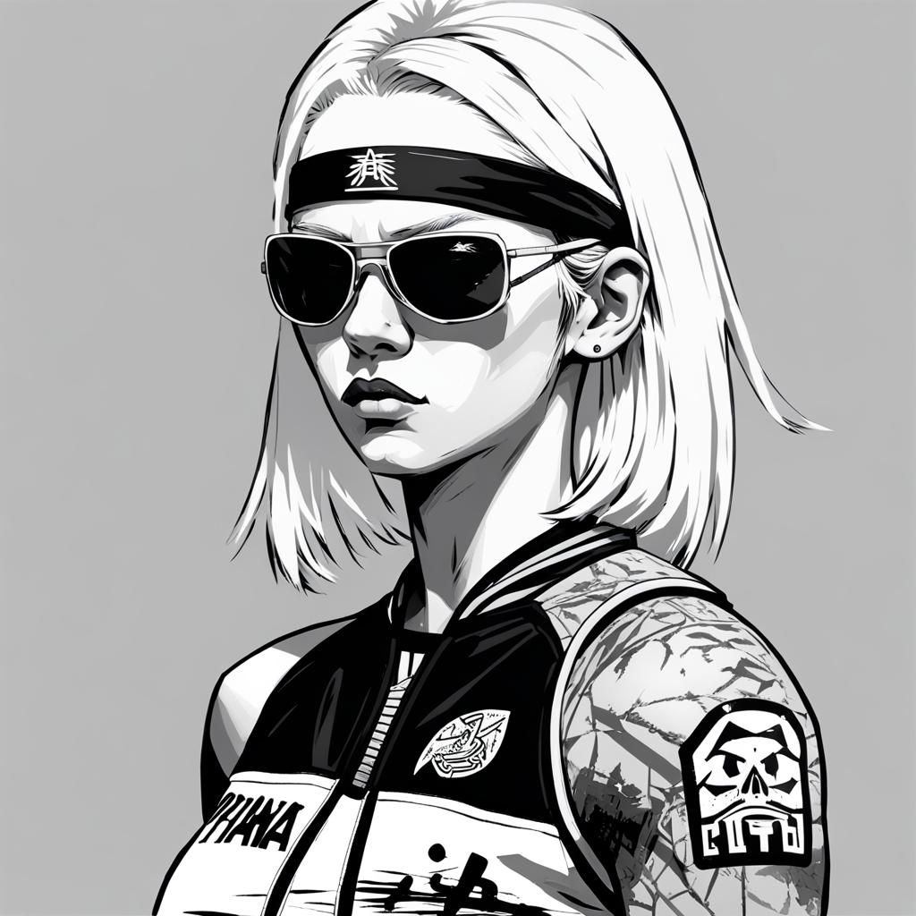 Christian Woman in GTA Style With Dagger