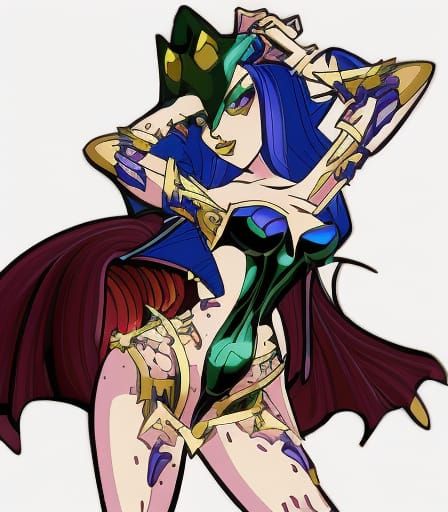 Amanda Bynes as Dark Queen in Anime Style