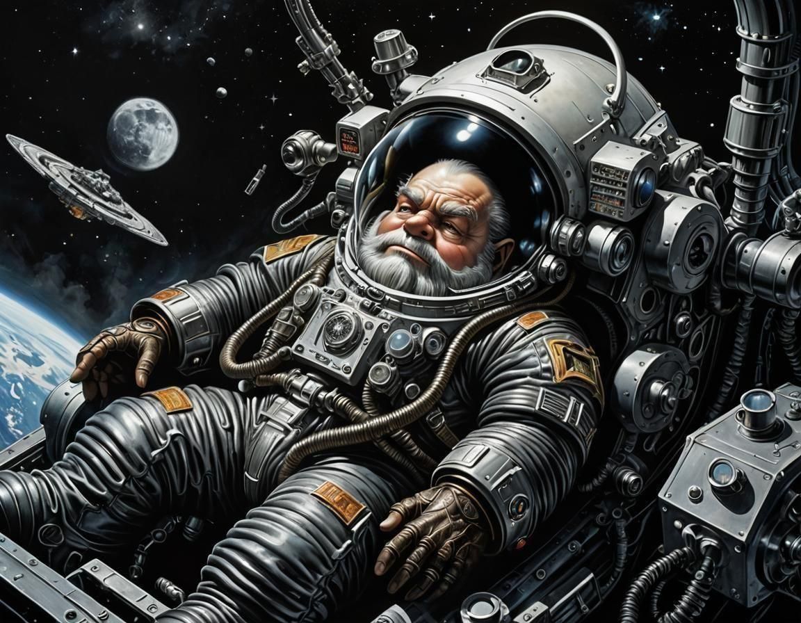 Grumpy Dwarf in Space