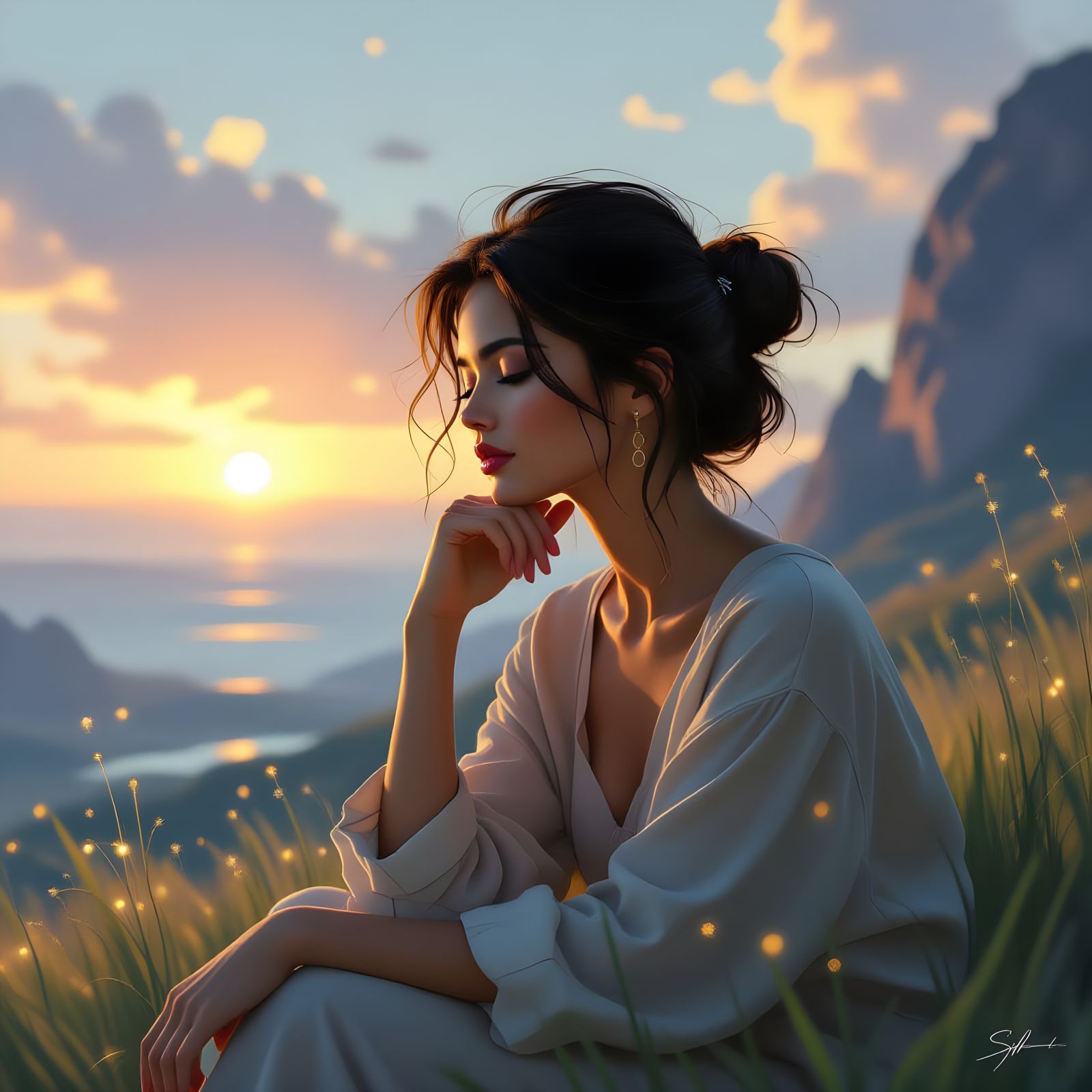 Abstract Graphic Generated by AI